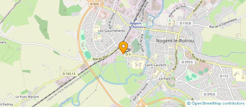 localisation de l'entreprise CABINET BRETONNERIE à NOGENT-LE-ROTROU