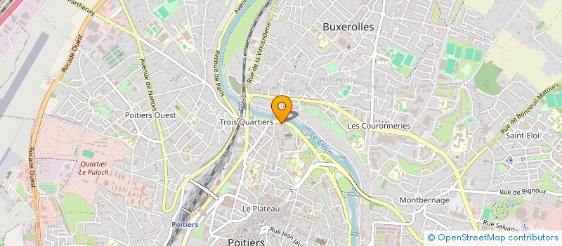 localisation de l'entreprise CABINET BUGARD à POITIERS