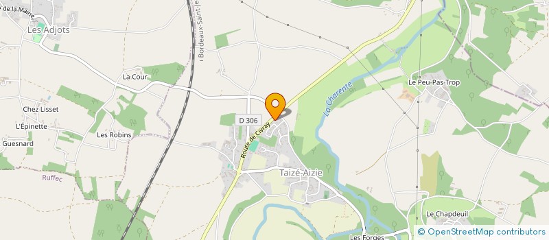 localisation de l'entreprise CABINET BURDI  TAIZE-AIZIE