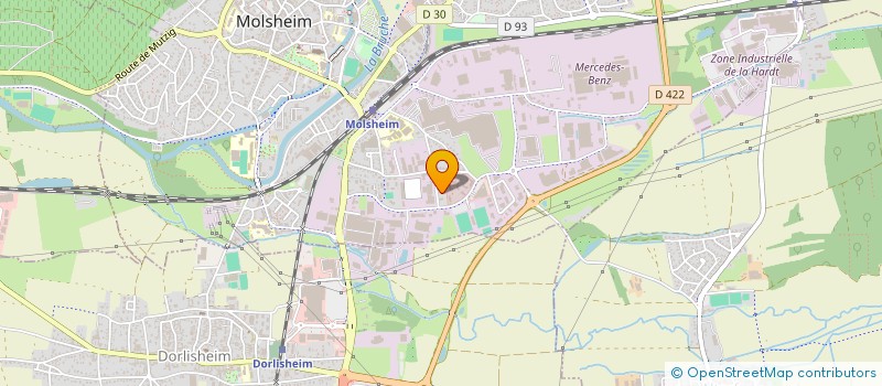 localisation de l'entreprise CABINET BUTSCHA - BONNAFOUS - KAES - THIERS - DISTEL - BIERG SOCIETE CIVILE PROFESSIONNELLE DE MASSEURS-KINESITHERAPEUTE à MOLSHEIM