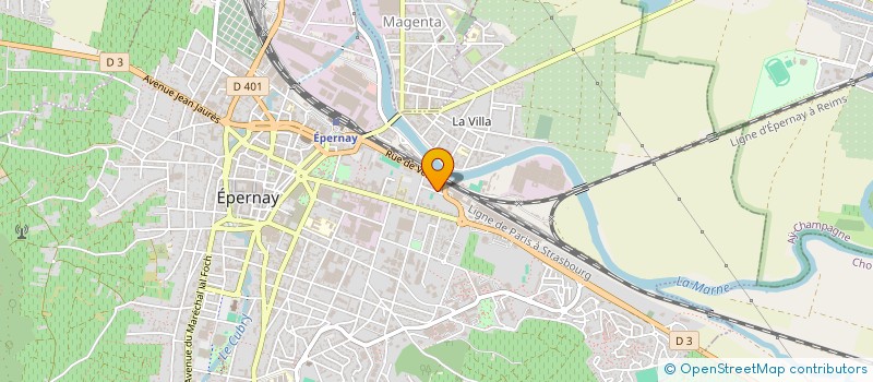 localisation de l'entreprise CABINET C.BEAUMONT  EPERNAY