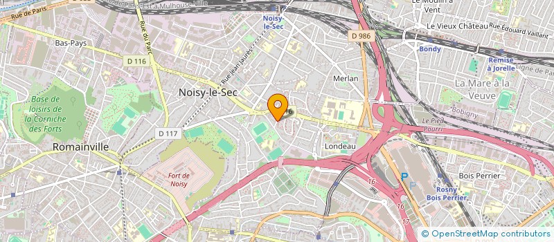 localisation de l'entreprise CABINET C2A à NOISY-LE-SEC