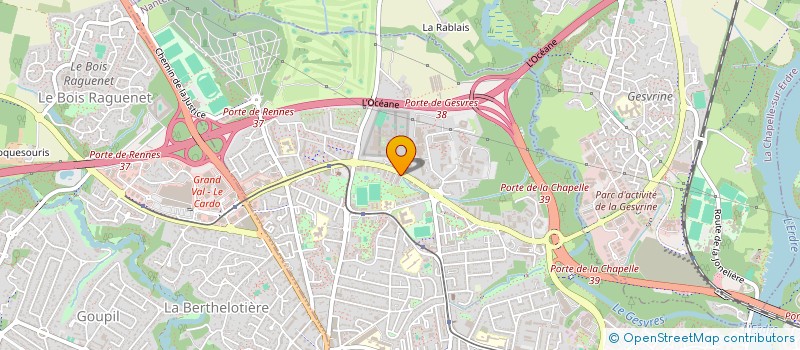 localisation de l'entreprise CABINET CADORET ET ASSOCIES  PORNICHET