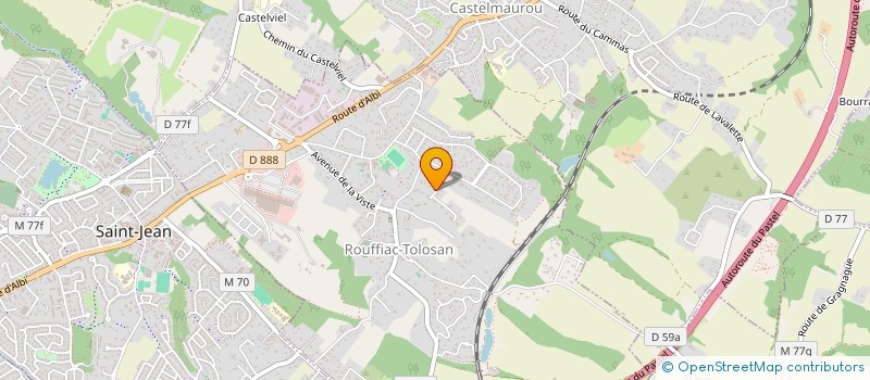 localisation de l'entreprise CABINET CAISSO GENEST KATIA à ROUFFIAC-TOLOSAN