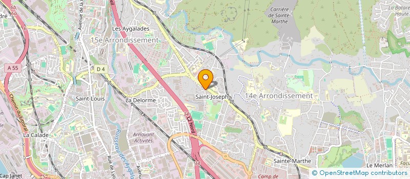 localisation de l'entreprise CABINET CAM  MARSEILLE