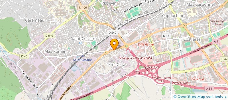localisation de l'entreprise CABINET CAMPS à NIMES