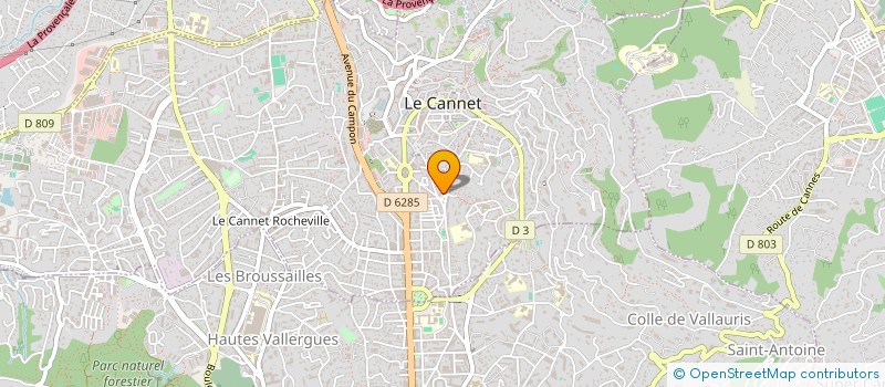 localisation de l'entreprise CABINET CANNEBOTIN à LE CANNET