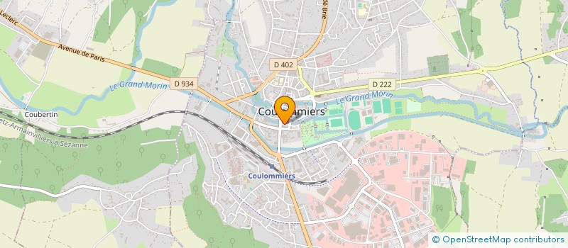 localisation de l'entreprise CABINET CANTEL à COULOMMIERS