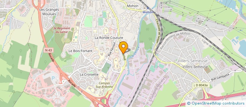 localisation de l'entreprise CABINET CARDIOLOGIQUE CARNOT à CHARLEVILLE MEZIERES