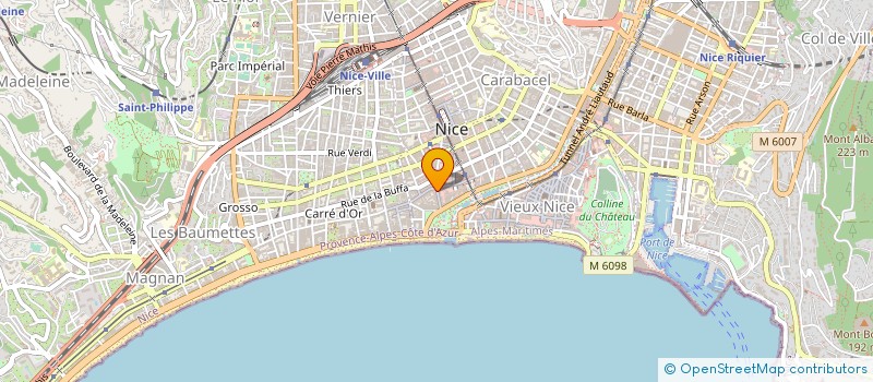 localisation de l'entreprise CABINET CARLO  NICE