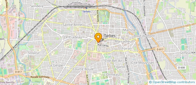 localisation de l'entreprise CABINET CARRIERE & CO  TARBES