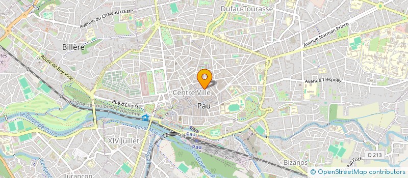 localisation de l'entreprise CABINET CASALIS à PAU
