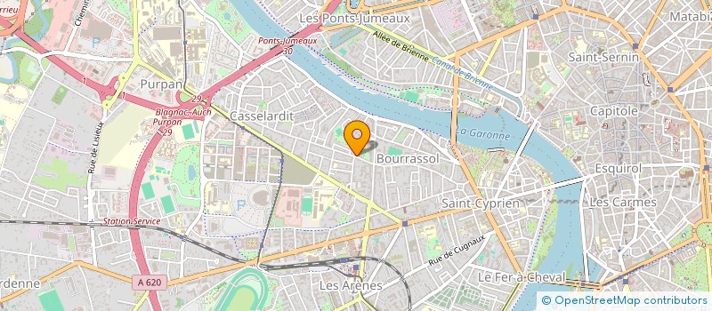 localisation de l'entreprise CABINET CASSE  TOULOUSE