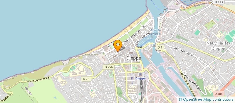 localisation de l'entreprise CABINET CATEL  DIEPPE