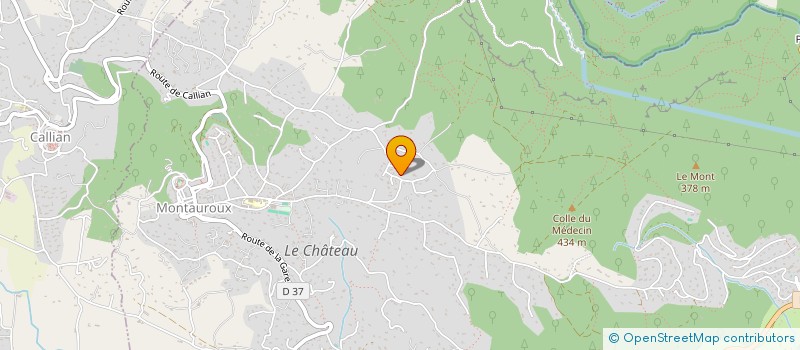 localisation de l'entreprise CABINET CDEM à MONTAUROUX