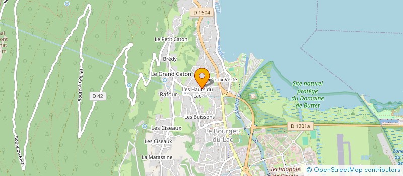 localisation de l'entreprise CABINET CDV  LE BOURGET-DU-LAC