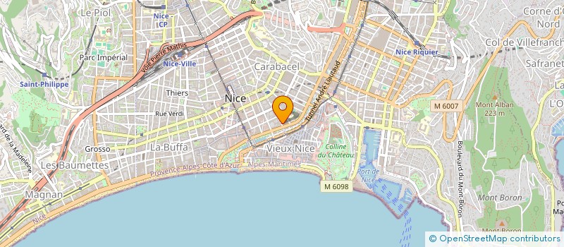 localisation de l'entreprise CABINET CELORIA CASON ET ASSOCIES à NICE
