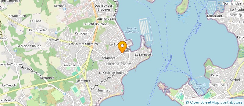 localisation de l'entreprise CABINET CERTIFICAT CONFORMITE CDAC à LARMOR-PLAGE