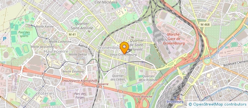 localisation de l'entreprise CABINET CEVIZ - AVOCATS & CONSEILS  STRASBOURG