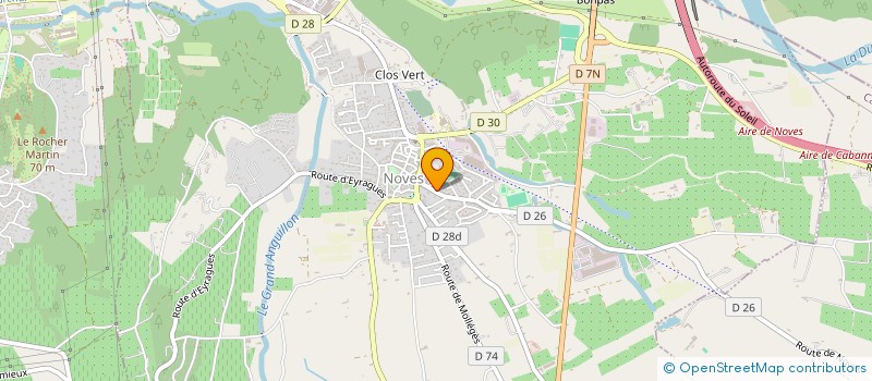 localisation de l'entreprise CABINET CHALANCON  NOVES