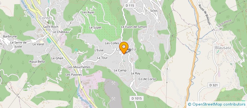 localisation de l'entreprise CABINET CHAMPION  CONTES