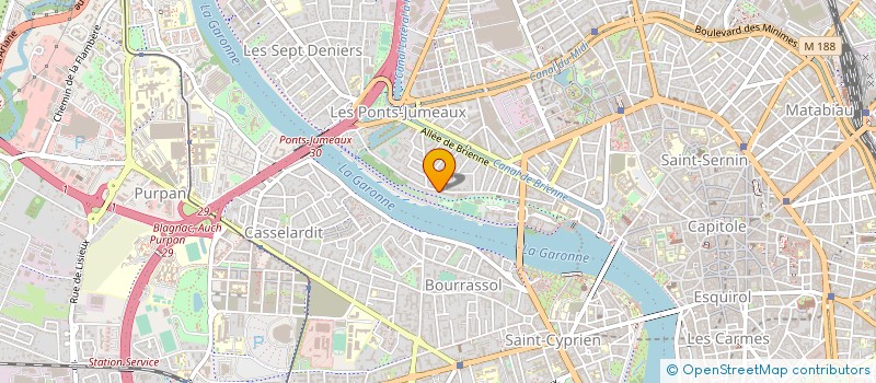 localisation de l'entreprise CABINET CHANDECLERC IRONDELLE à TOULOUSE