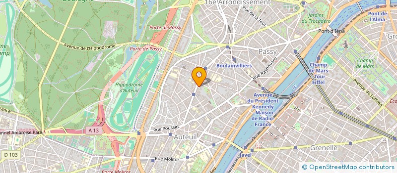 localisation de l'entreprise CABINET CHAPPUIS  PARIS