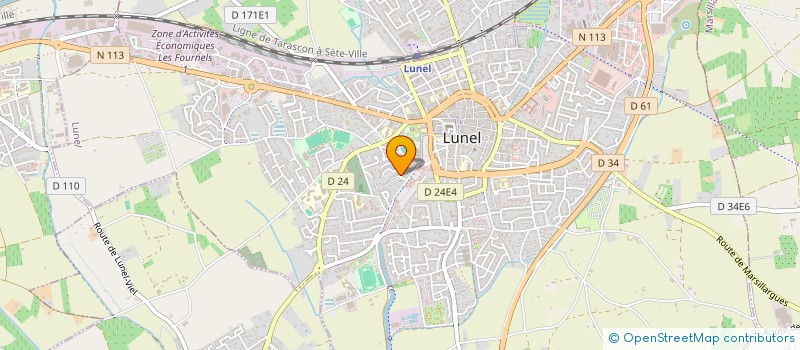 localisation de l'entreprise CABINET CHAPUIS à LUNEL