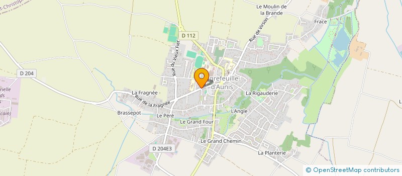 localisation de l'entreprise CABINET CHARBONNIER à AIGREFEUILLE-D'AUNIS