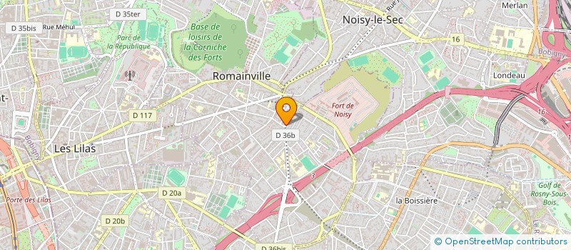 localisation de l'entreprise CABINET CHARLES BAUMANN à MONTREUIL