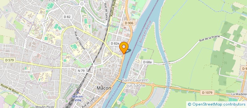 localisation de l'entreprise CABINET CHAROLLOIS à MACON