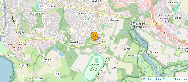 localisation de l'entreprise CABINET CHIROPRATIQUE VANNES à VANNES