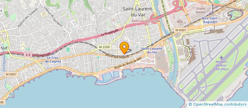 localisation de l'entreprise CABINET CHIRURGIE VASCULAIRE à SAINT LAURENT DU VAR