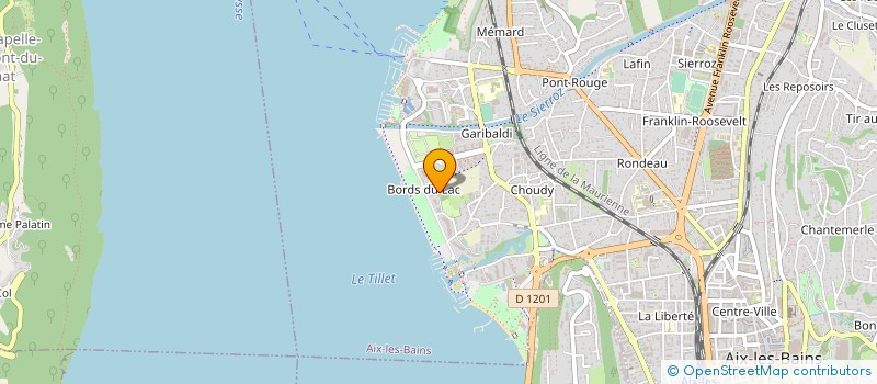 localisation de l'entreprise CABINET CHRISTIAN BURNET ; EXPERTISE-COMPTABLE, CONSEILS à AIX-LES-BAINS