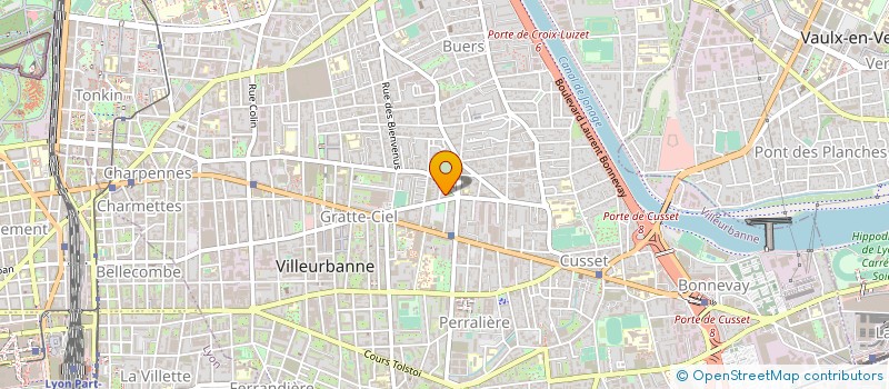 localisation de l'entreprise CABINET CHRISTOPHER à VILLEURBANNE
