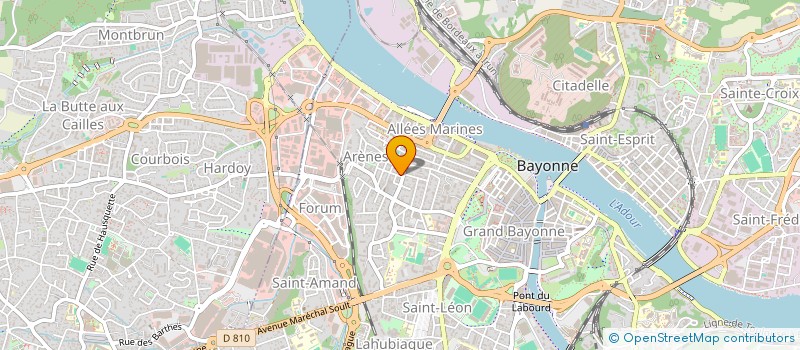 localisation de l'entreprise CABINET CINCAMBRE SARL à BAYONNE