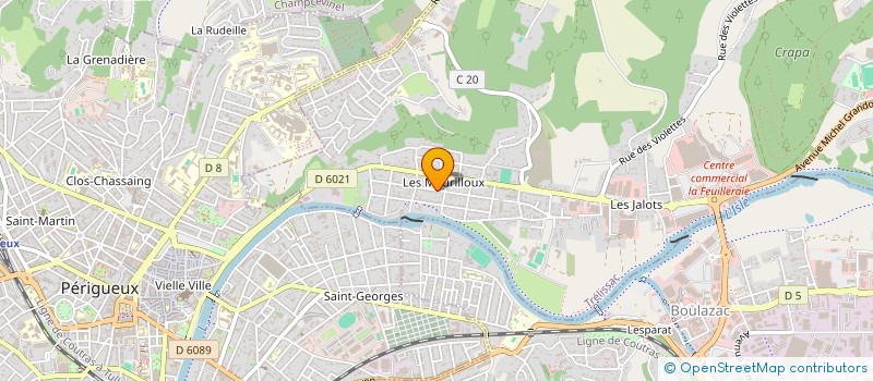 localisation de l'entreprise CABINET CIPE  TRELISSAC