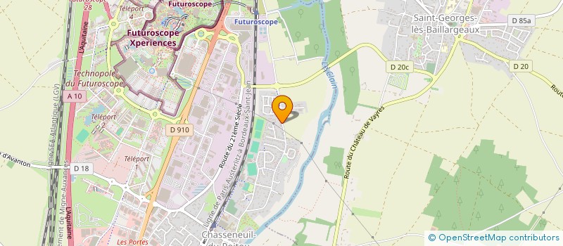 localisation de l'entreprise CABINET CIREYAM à CHASSENEUIL-DU-POITOU