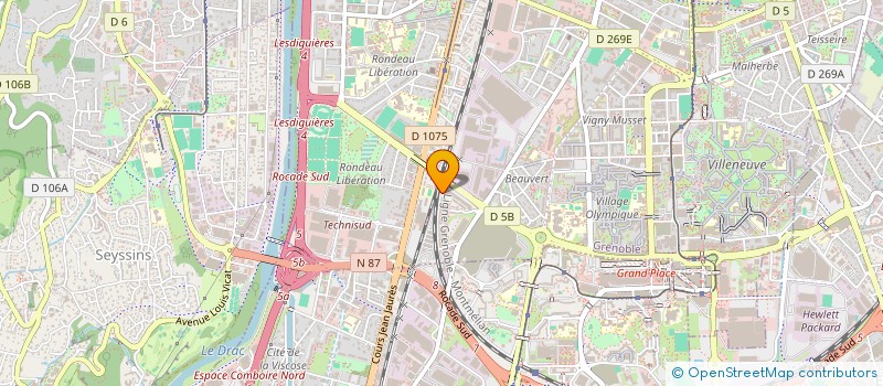 localisation de l'entreprise CABINET CLAIRE MORA  VARCES-ALLIERES-ET-RISSET