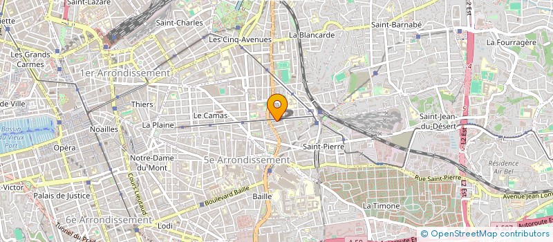 localisation de l'entreprise CABINET CLAPAREDE à MARSEILLE