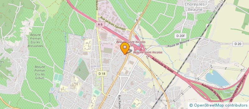 localisation de l'entreprise CABINET CLEMENT ET ASSOCIES à BEAUNE