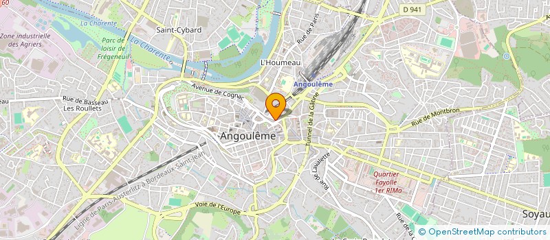 localisation de l'entreprise CABINET COHEN à ANGOULEME