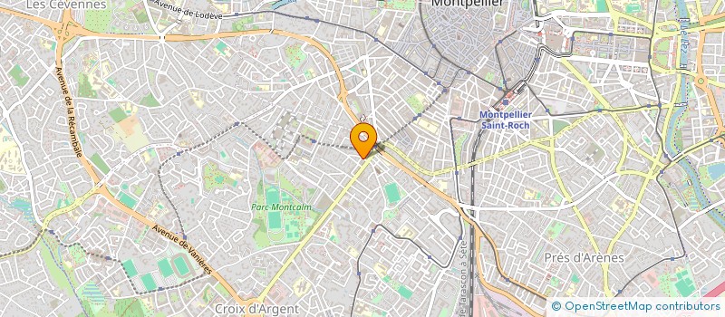 localisation de l'entreprise CABINET COMEDIE à MONTPELLIER