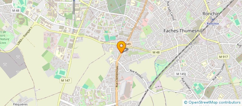 localisation de l'entreprise CABINET COMPT'EXPERTISE  WATTIGNIES