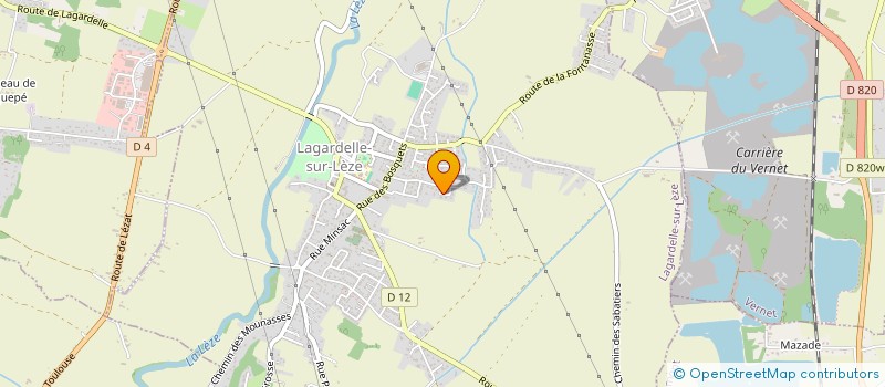 localisation de l'entreprise CABINET COMPTA DOC 32  LAGARDELLE-SUR-LEZE