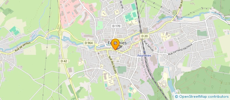 localisation de l'entreprise CABINET COMPTABILITE ANALYSE GESTION à FOURMIES
