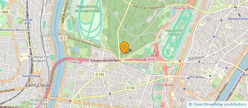 localisation de l'entreprise CABINET COMPTABILITE AUDIT ET CONSEILS  PARIS