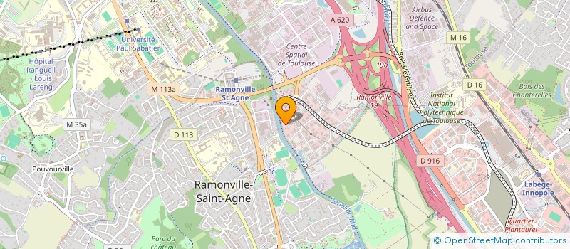 localisation de l'entreprise CABINET COMPTABLE CARRIEU à RAMONVILLE-SAINT-AGNE
