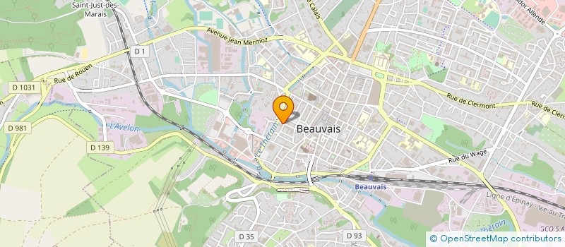 localisation de l'entreprise CABINET COMPTABLE OISE à BEAUVAIS