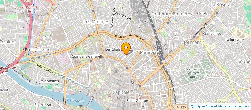 localisation de l'entreprise CABINET CONCORDE à TOULOUSE